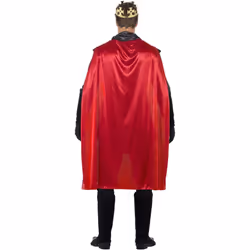 Smiffys Mens Deluxe King Arthur Costume Set - XL, Black/Red