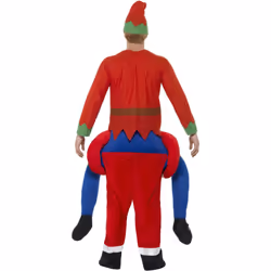 Smiffys Unisex Adult Santa Piggy Back Costume