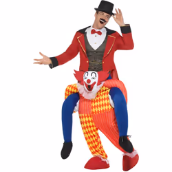 Smiffys Unisex Adult Clown Piggy Back Costume