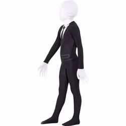 Smiffys Boys Supernatural Costume - 4-6 Years, Black/White