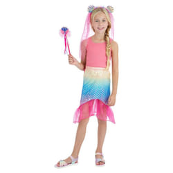 Smiffys Girls Magic Mermaid Costume Set
