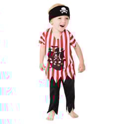 Smiffys Toddler Jolly Pirate Costume Set - 3-4 Years, Multicoloured