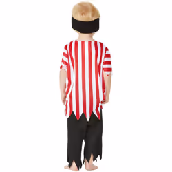 Smiffys Toddler Jolly Pirate Costume Set - 3-4 Years, Multicoloured