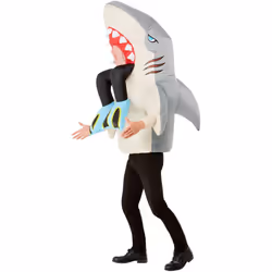 Smiffys Unisex Adult Shark & Diver Costume Inflatable