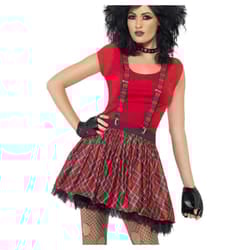 Smiffys Womens/Ladies Punk Tartan Costume Set