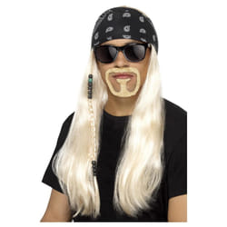 Smiffys Mens Hard Rocker Costume Wig Set