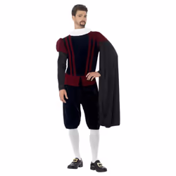 Smiffys Mens Deluxe Tudor Lord Costume Set
