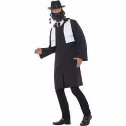 Smiffys Mens Rabbi Costume Set
