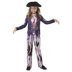 Smiffys Childrens/Kids Deluxe Jolly Rotten Pirate Costume Set - 10-12 Years, Blue