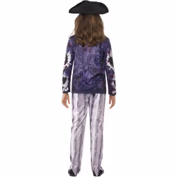 Smiffys Childrens/Kids Deluxe Jolly Rotten Pirate Costume Set - 10-12 Years, Blue