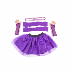 Smiffys Womens/Ladies Tutu Skirt Set - One Size, Purple