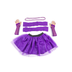 Smiffys Womens/Ladies Tutu Skirt Set - One Size, Purple