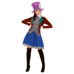 Smiffys Womens/Ladies Miss Hatter Costume Set - XS, Multicoloured