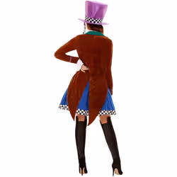 Smiffys Womens/Ladies Miss Hatter Costume Set - XS, Multicoloured