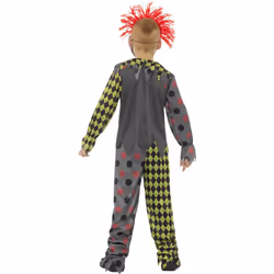 Smiffys Childrens/Kids Deluxe Twisted Clown Costume Set - 10-12 Years, Multicoloured