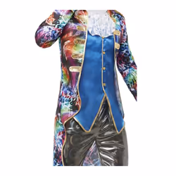 Smiffys Mens Fiesta Costume Jacket - XL, Multicoloured