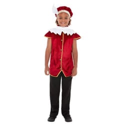 Smiffys Childrens/Kids Tudor Costume Set - 10-12 Years, Red/White