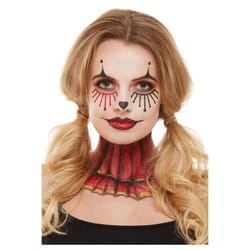 Smiffys Aqua Vintage Clown Costume Make-Up Set