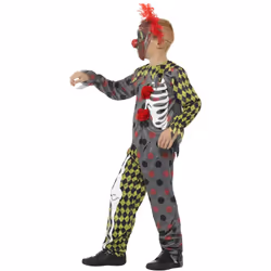 Smiffys Childrens/Kids Deluxe Twisted Clown Costume Set