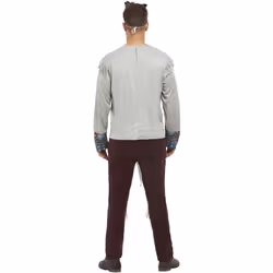 Smiffys Mens Dark Spirit Warrior Costume Set - XL R, Grey