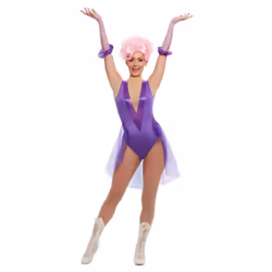 Smiffys Womens/Ladies Trapeze Artist Costume Set - XS, Purple
