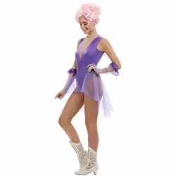 Smiffys Womens/Ladies Trapeze Artist Costume Set - XS, Purple