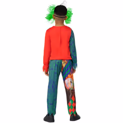 Smiffys Childrens/Kids Clown Halloween Costume Set - 7-9 Years, Multicoloured
