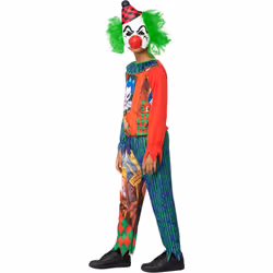 Smiffys Childrens/Kids Clown Halloween Costume Set - 4-6 Years, Multicoloured