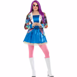 Smiffys Womens/Ladies Fiesta Costume Dress - XS, Multicoloured