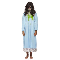 Smiffys Womens/Ladies Possessed Girl Costume Dress - M, Blue
