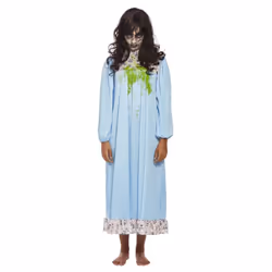 Smiffys Womens/Ladies Possessed Girl Costume Dress - S, Blue