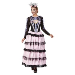 Smiffys Womens/Ladies Deluxe Senorita Day Of The Dead Costume Set