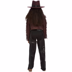 Smiffys Womens/Ladies Deluxe Dark Spirit Western Cowgirl Costume Set