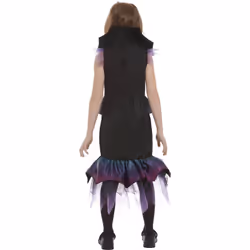 Smiffys Girls Dark Mermaid Costume Set - 7-9 Years, Purple