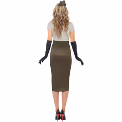 Smiffys Womens/Ladies Spice Darling WW2 Army Pin Up Costume Set