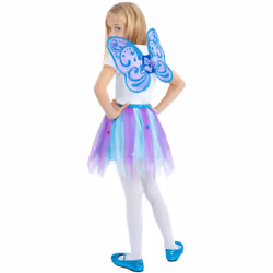 Smiffys Girls Butterfly Costume Set