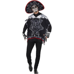 Smiffys Unisex Adult Bandit Day Of The Dead Costume Set