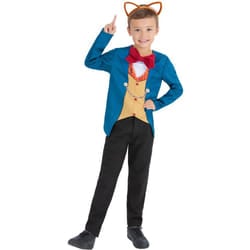 Smiffys Childrens/Kids Gentleman Fox Costume Set - 4-6 Years, Blue/Brown