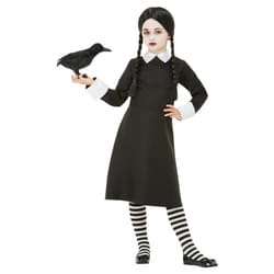 Smiffys Girls Gothic School Costume Dress Set - 10-12 Years, Black