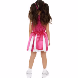 Smiffys Girls Cheerleader Costume Dress