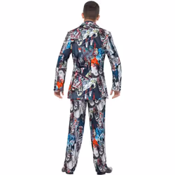 Smiffys Teen Boys Zombie Costume Suit Set - S R, Multicoloured