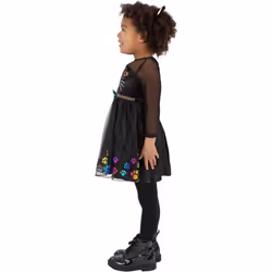 Smiffys Girls Rainbow Cat Polyester Costume Set - 3-4 Years, Black/Rainbow