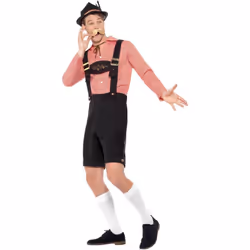 Smiffys Mens Oktoberfest Costume Set - M, Red