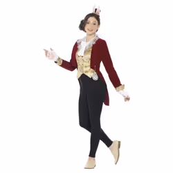 Smiffys Womens/Ladies Rabbit Vintage Costume Set - XS, Burgundy