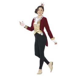 Smiffys Womens/Ladies Rabbit Vintage Costume Set - XS, Burgundy