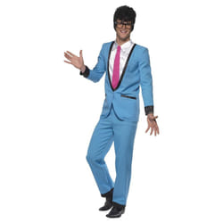 Smiffys Mens Teddy Boy Costume Set - M, Blue