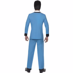 Smiffys Mens Teddy Boy Costume Set - M, Blue