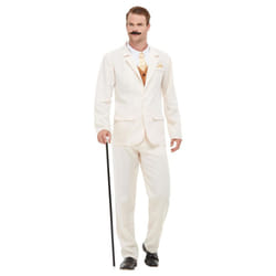 Smiffys Mens Roaring 20s Costume - XL R, White