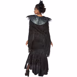 Smiffys Womens/Ladies Deluxe Raven Queen Costume Set