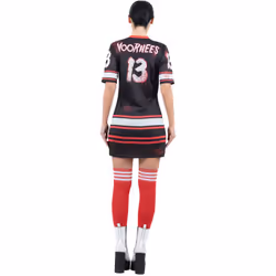 Smiffys Womens/Ladies Friday The 13th Costume Dress - XS, Black/Red/White